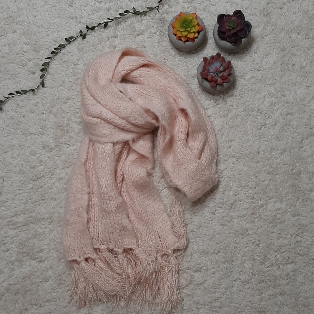 Unbelievably Soft Powder Pink Scarf